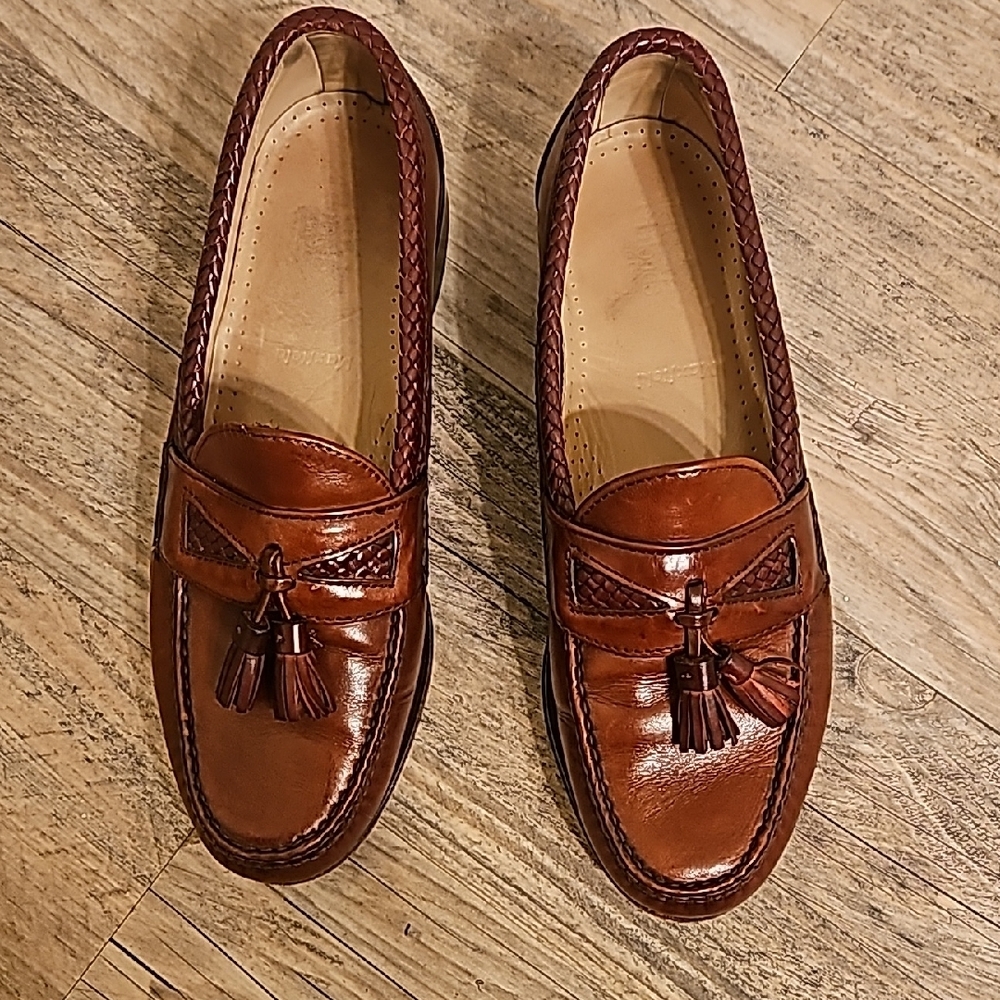 Men's Brown Leather Loafers